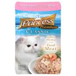 برينسيس-كلاسيك-أظرف-تونه-و-الدجاج-مع-الأرز-و-الروبيان-طعام-رطب-للقطط-70-غرام